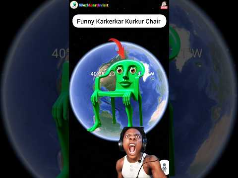 😱 OMG funny Karkerkar Kurkur chair 🪑 on google maps and google earth 🌎 #shorts #worldearthvisit