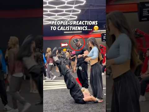 He Literally Shocked Everyone 😳 #calisthenics #strength #strong #workout #pushup #muscle #reaction