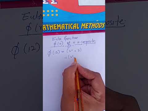 Euler function of 12 |phi function of 12 #Euler function #group #ringtheory #discretemathematics