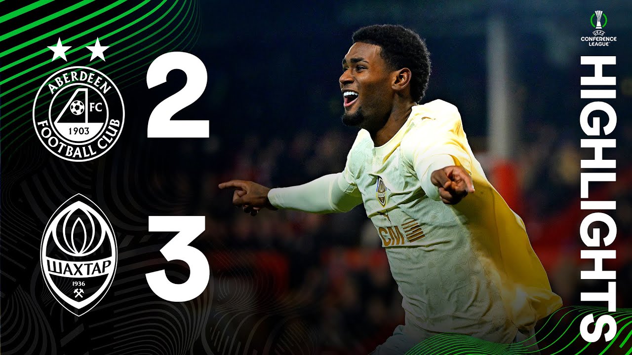 Шахтар здобуває перемогу в драматичному матчі проти Абердін – огляд голів і ключових моментів ⚽