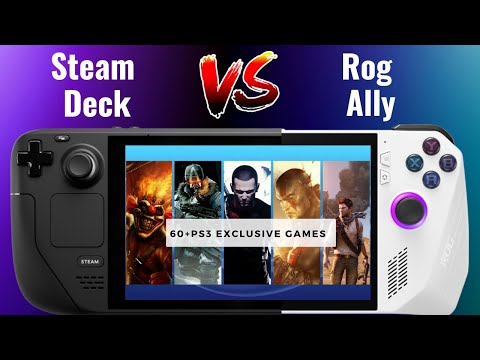RPCS3 PS3 Emulator Tested in 60 Games | Steam Deck Vs Rog Ally Ryzen Z1 Extreme