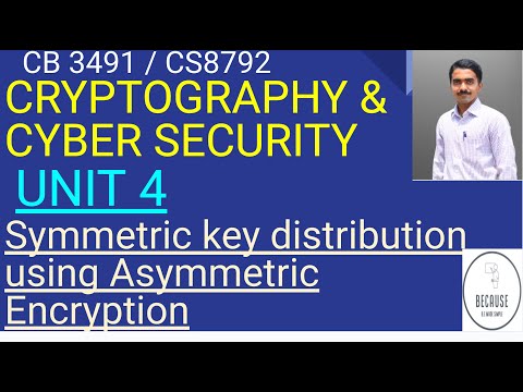 4.16 Symmetric Key Distribution using Asymmetric Encryption in Tamil