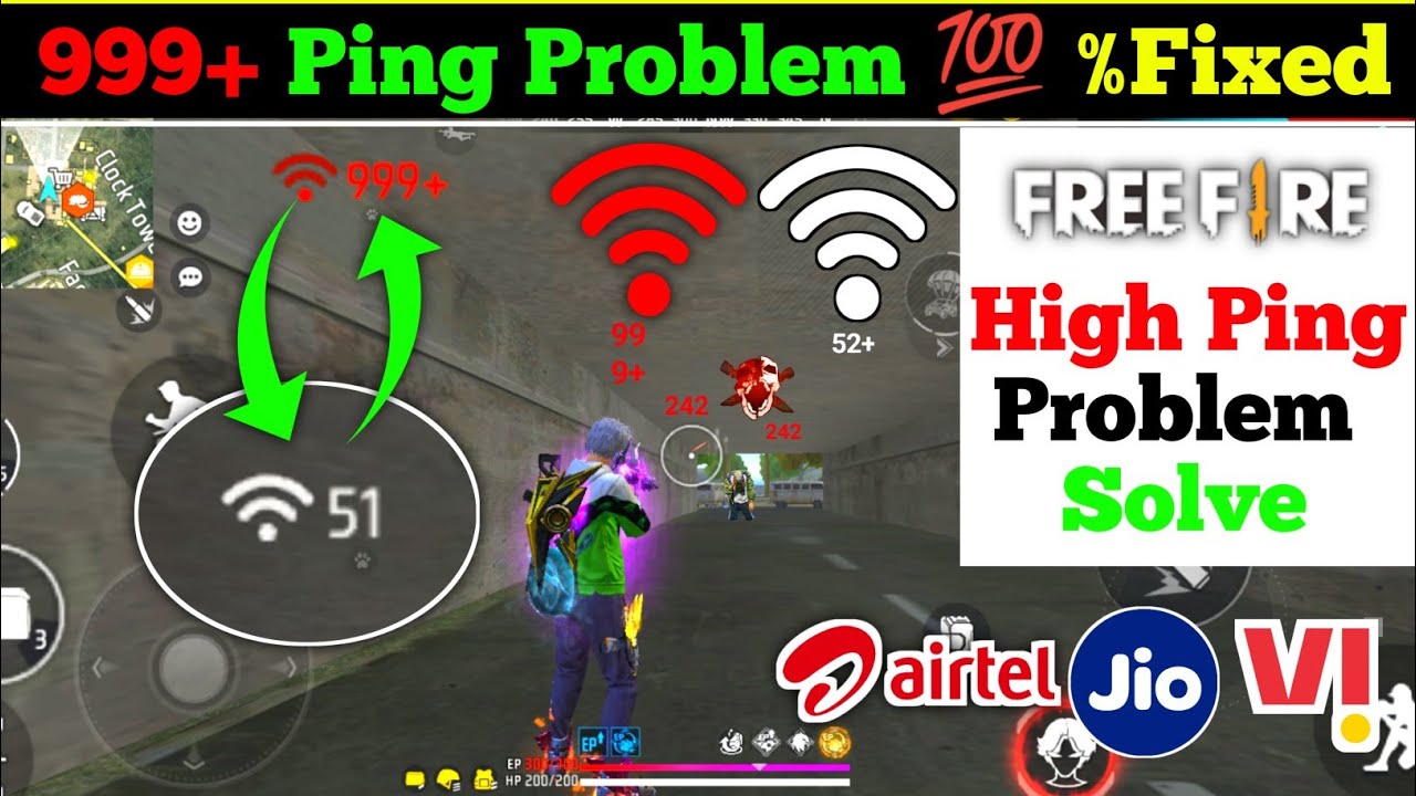 Fix 999+ Ping & Network Issues in Free Fire 🚀
