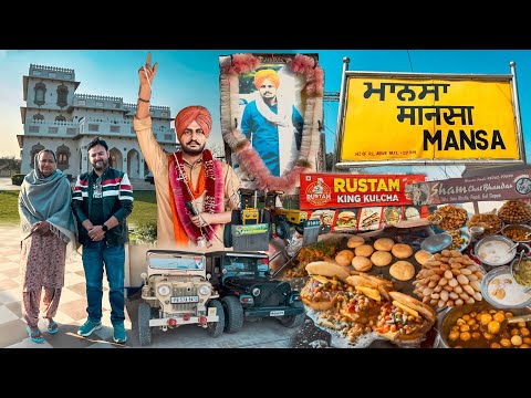 Punjab Tour Ep 40 | Mansa Sidhu Moose Walla Village | Punjab Street Food Tour | Punjab