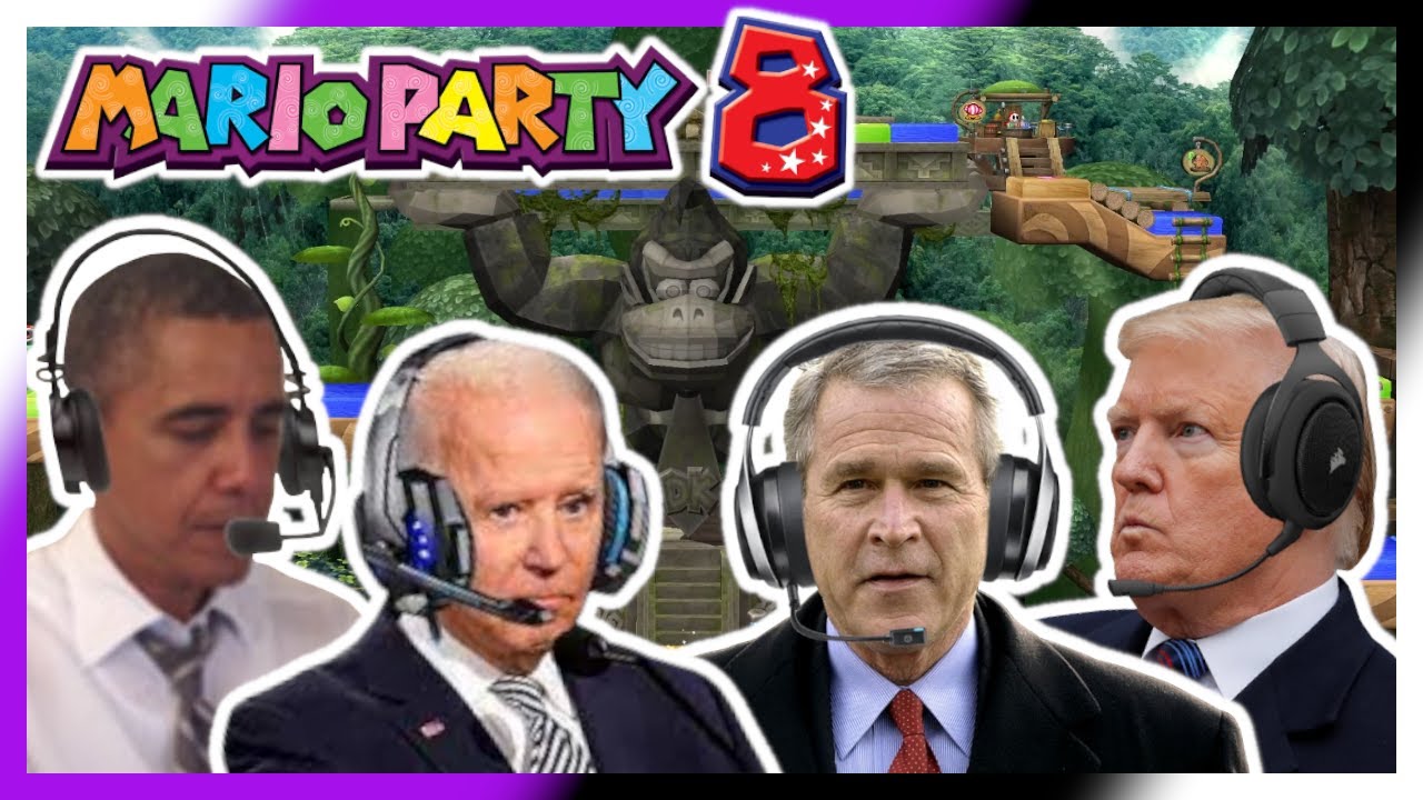 US Presidents Play Mario Party 8 🎮