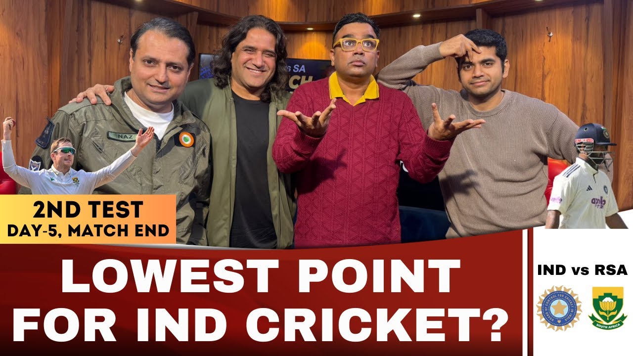 India Faces 0-2 Test Whitewash by South Africa 🏏