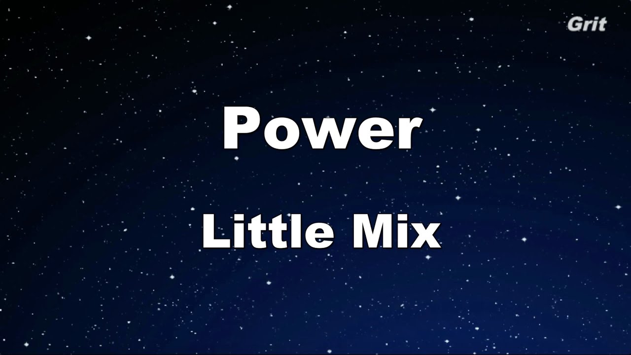 Power - Little Mix Karaoke 【With Guide Melody】 Instrumental