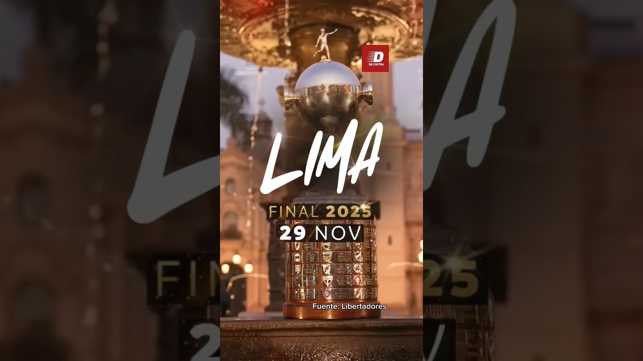 Comercial de Conmebol para la Final de la Libertadores 2025 en Lima