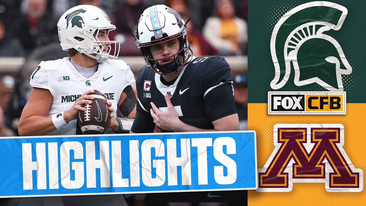 Epic OT Battle: Michigan State Spartans vs. Minnesota Golden Gophers Highlights 🏈
