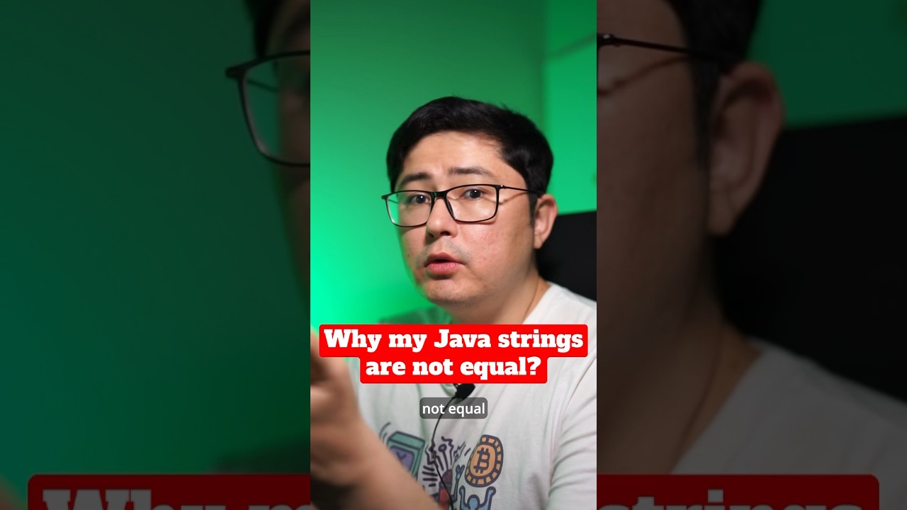 This is the real reason why your Java strings are not equal #javaprogramming #javastring