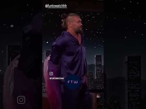 Jason Momoa in Traditional Hawaiian Malo... #jasonmomoa #traditional #malo #aquaman #jimmykimmel