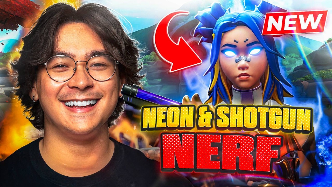 TenZ TESTS & REACTS TO *NEW* NEON & SHOTGUNS NERF !!! (it's insane)