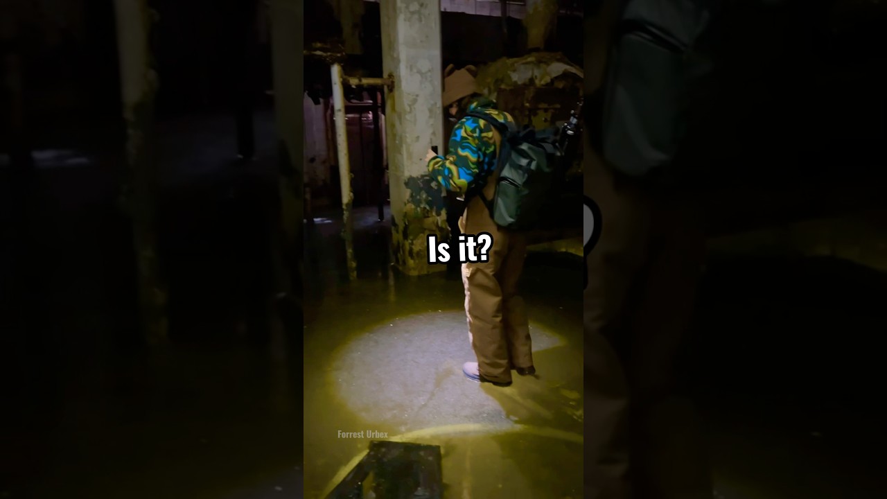 Walking on Frozen Water in Abandoned Factory ❄️