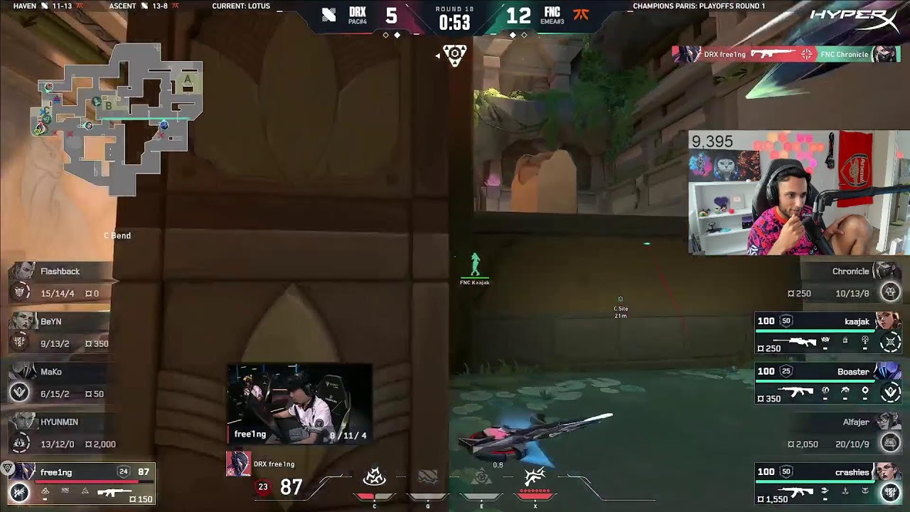 🔥 FNATIC vs DRX | Epic VALORANT Champions Paris Playoffs Showdown! 🎮