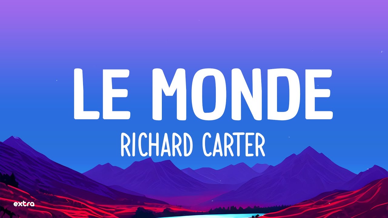 Listen to Richard Carter on Le Monde 🎶