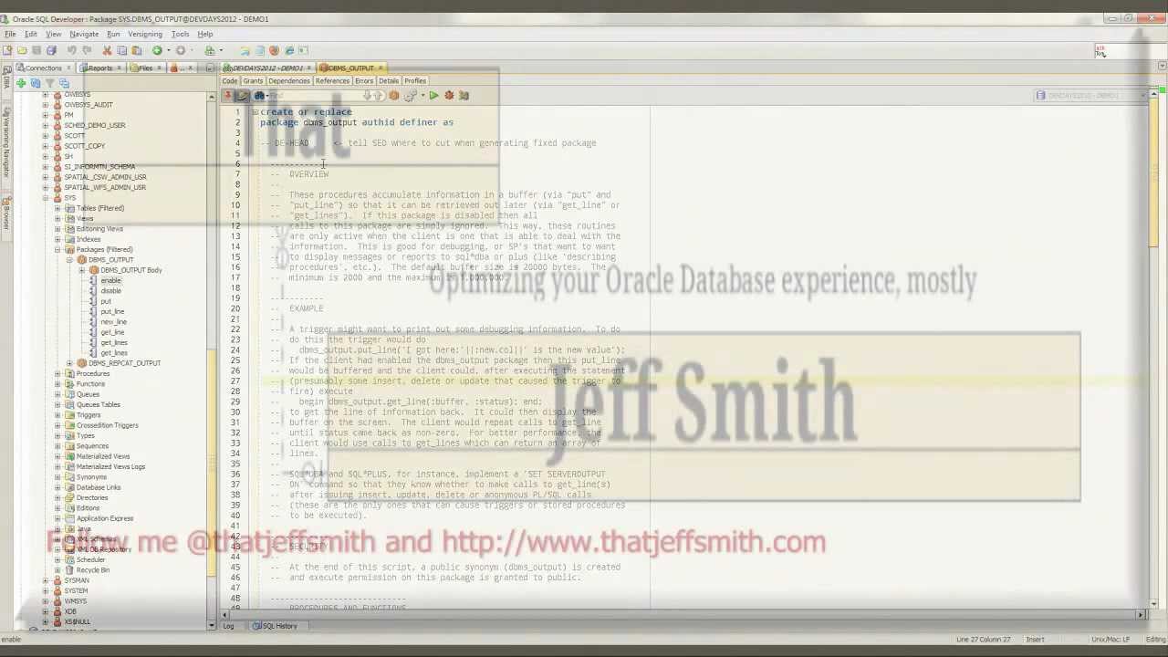 Oracle SQL Developer Tips & Tricks: Episode 1