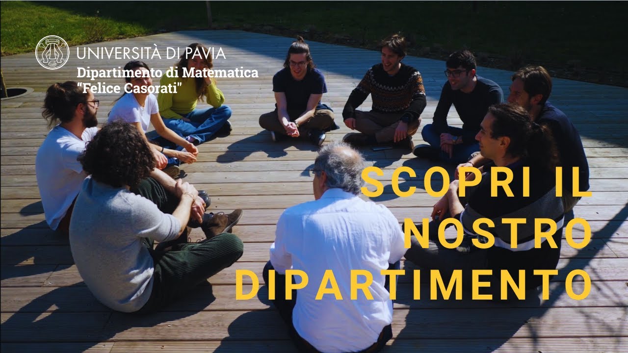 Scopri la Giornata Tipo al Dipartimento di Matematica dell'Università di Pavia 📚