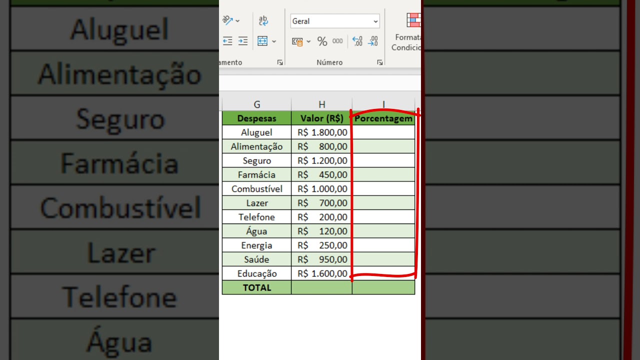Como calcular porcentagens básicas no Excel 📊