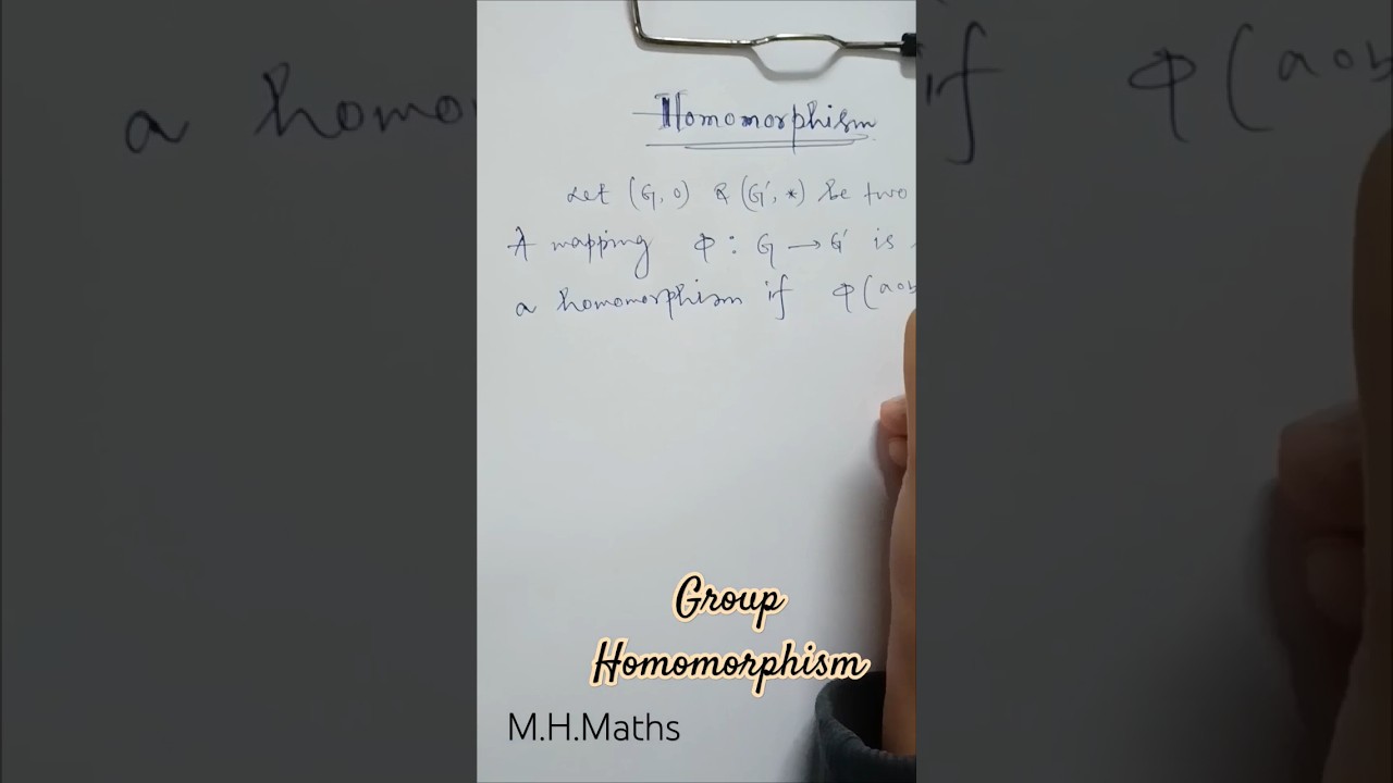 Understanding Group Homomorphisms in Abstract Algebra