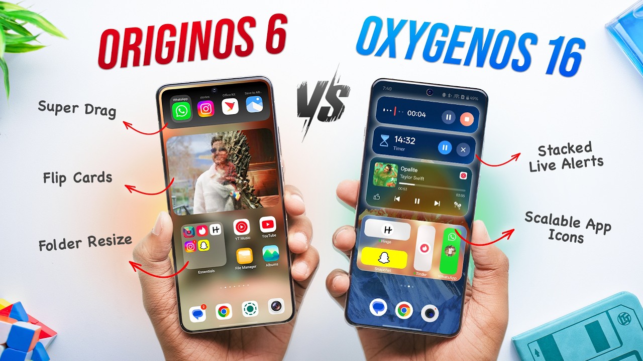 OxygenOS 16 vs Origin OS 6: Comprehensive UI Comparison