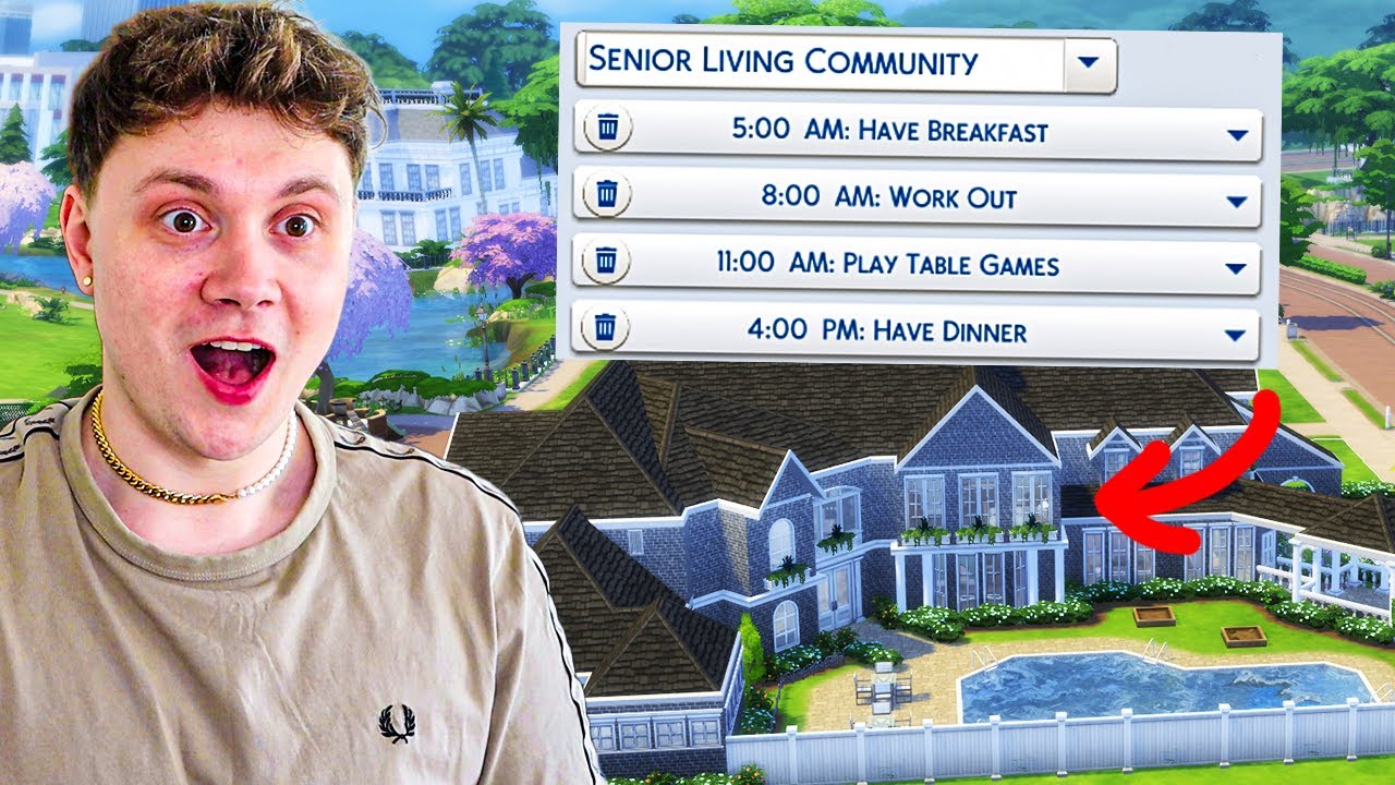 Running a Retirement Home as a Custom Venue in Sims 4 🏡
