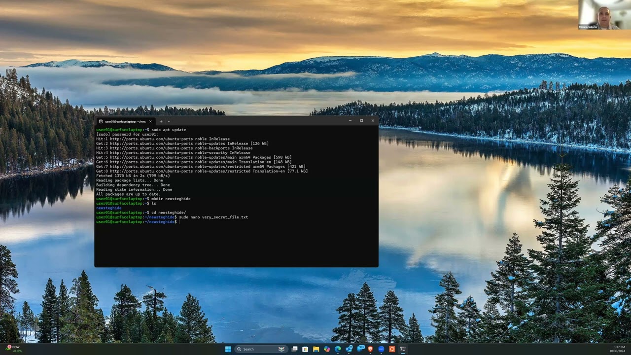 Utilizing Steghide for Data Embedding in Images