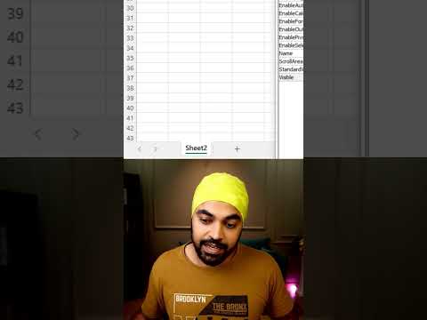 What is Very Hide Sheets in Excel? 🧐 #exceltricks