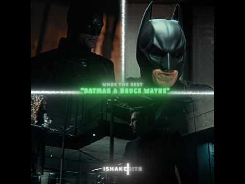 "WHO'S THE BEST BATMAN ?" - Batman edit ||| COM MEDO (Slowed)