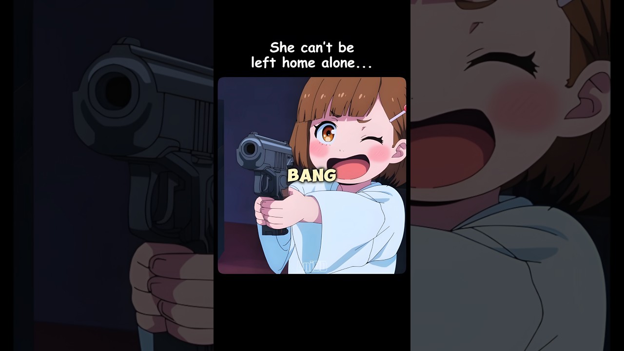 Killers Adopted Her… A Serious Mistake 😱😂 #anime #shorts