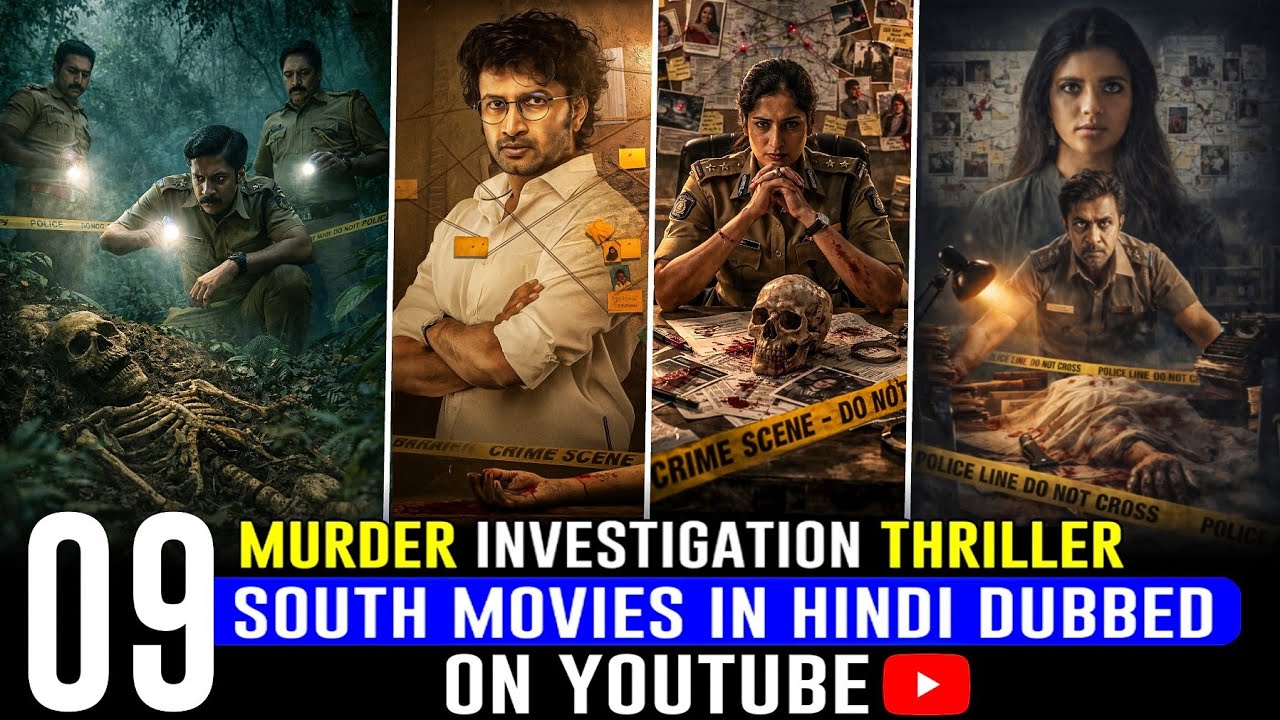 Top 9 New South Indian Suspense Thriller Movies in Hindi | South Crime Thriller Movies in Hindi 2026
