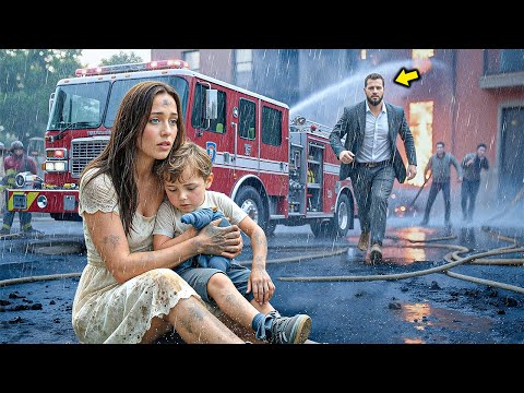 MUJER SIN HOGAR SALVÓ AL HIJO DEL CEO DEL FUEGO... MINUTOS DESPUÉS EL PADRE MILLONARIO LA BUSCABA