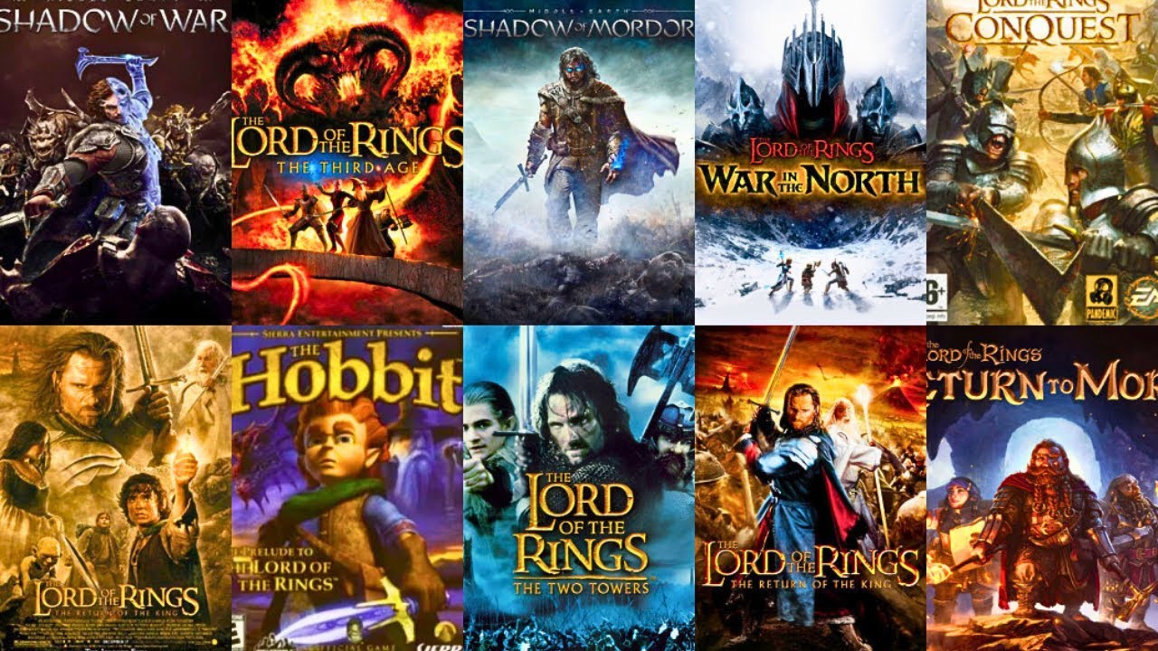 Top 10 Best Lord of the Rings Games 🎮