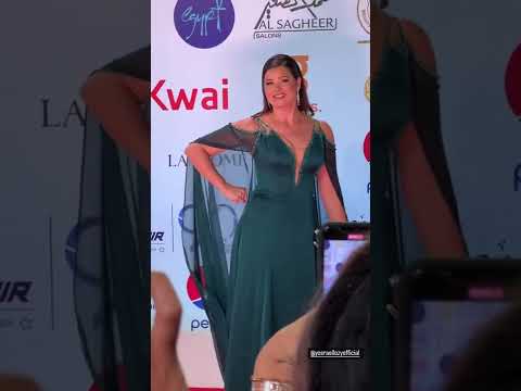 يسرا اللوزى في ختام مهرجان القاهرة السينمائي 2022
