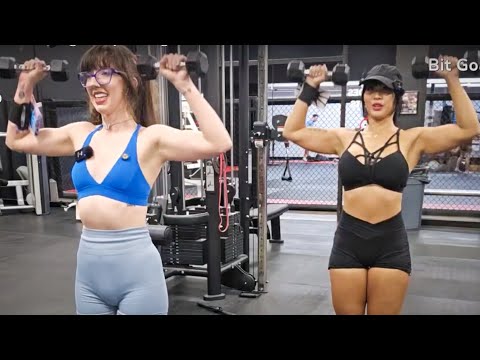 JOURNEY TO MUSCLE MOMMY w @sunnybrew @ IRON FORGE GYM [25 03 27] Mishamai Twitch VOD