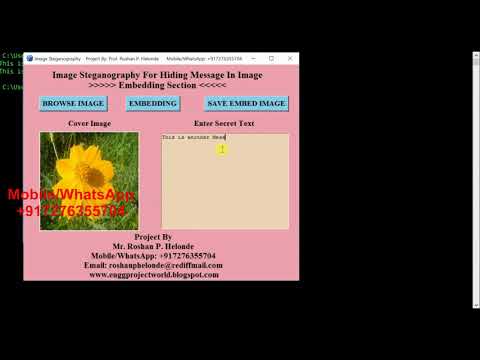 Image Steganography Using Python Source Code - Hiding Message In Image Using Python Source Code