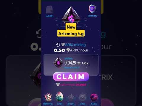new arix mining t.g linkincomment #new #telegram #trendingshorts
