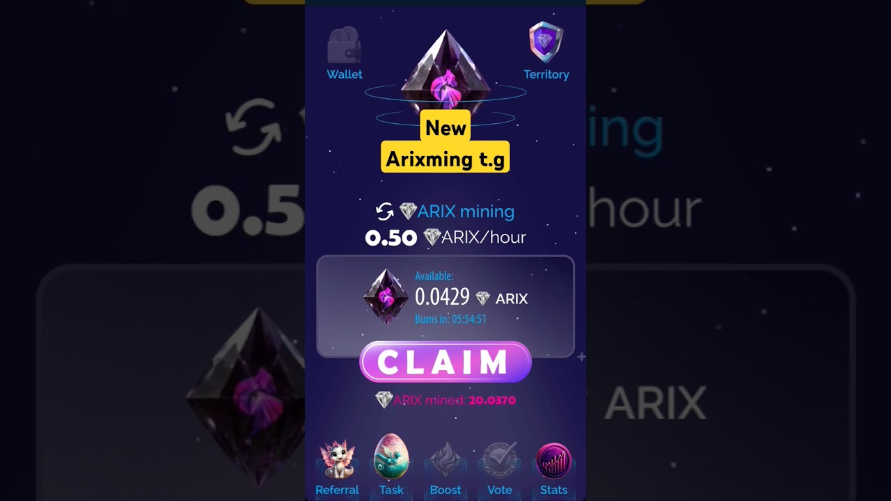 Discover the Latest Arix Mining T.G Link! 🚀