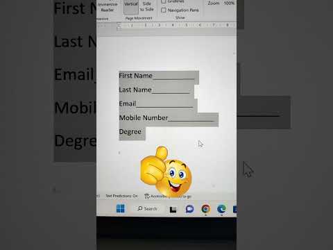 MS Word Time Saving Trick ✅ | Don't Miss This Trick #shorts #msword #howto #mswordtricks #bytetech