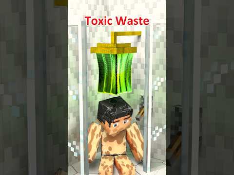 Steve in Shower 🚿 3D Fluid Simulation 💦