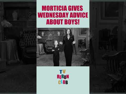 Morticia gives Wednesday advice about boys #TheAddamsFamily #Comedy #Sitcom #Romance