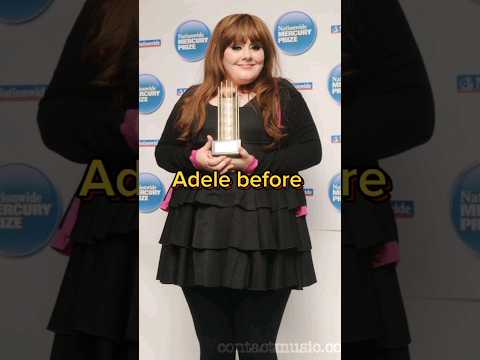 Adele before vs after #adele #beforeandafter #shortvideo #song #music #pop #new #youtubeshorts