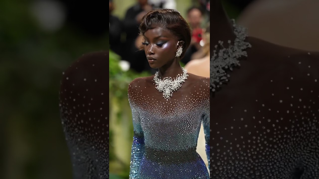 Anok Yai Rocks 2024 Met Gala Swarovski Look 💎