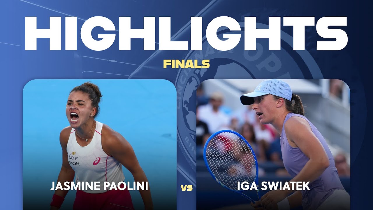 Swiatek vs Paolini | Cincinnati Open Women's Final 🎾