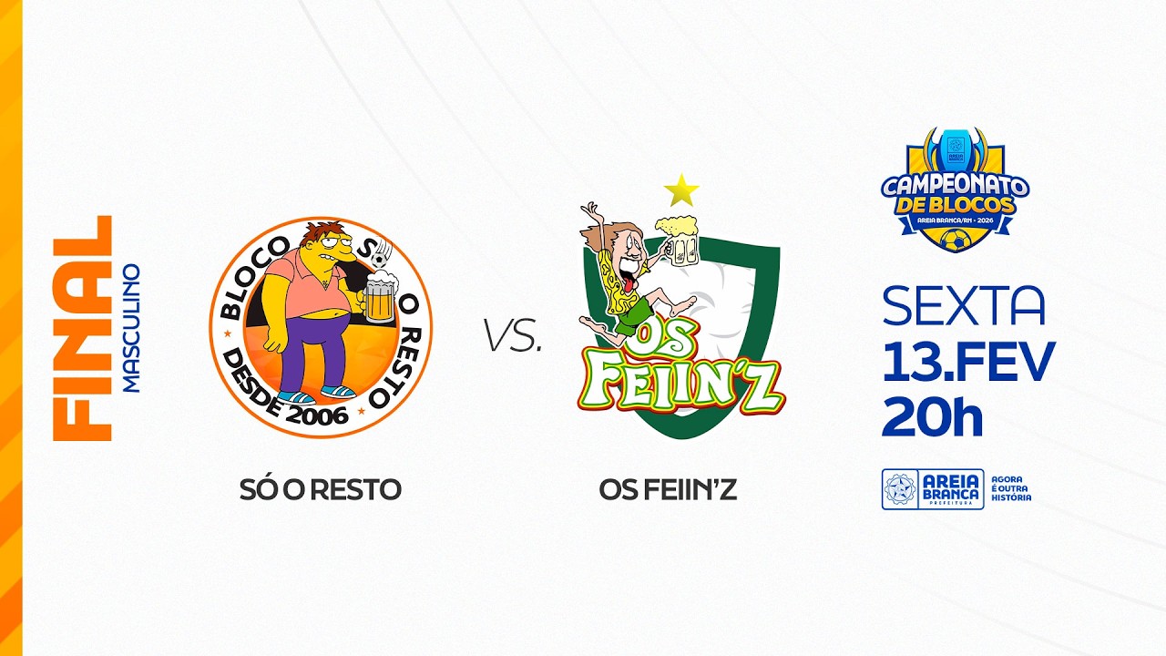 Final Masculina do Campeonato de Blocos 2026 🏆