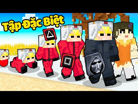 Tô Gà Trở Thành Gia Đình SquidGame Trong Minecraft (Tập Full)