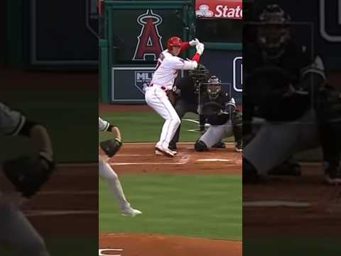 Listen to the sound Shohei Ohtani’s bat makes after crushing a home run! #mlbhighlights