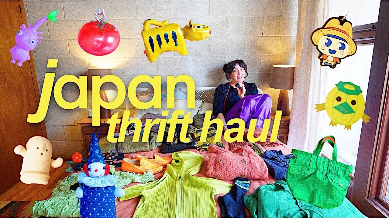 Japan Thrift Haul ๐ฏ๐ต Vintage Bags, Designer Finds & Gacha Trinkets!