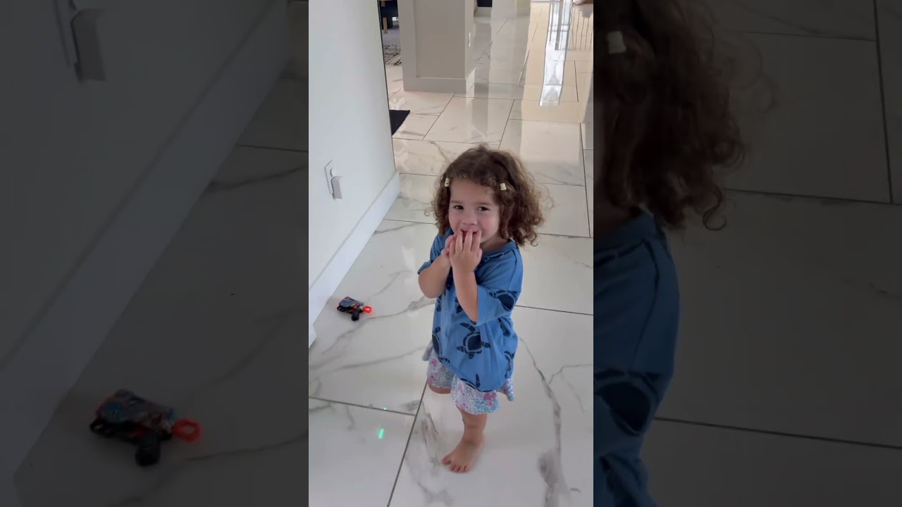 Dad Hides from Daughter, Then Surprises Her! #shorts
