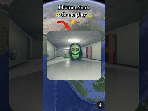 I Found Giant Snake Game Play 🐍😶🌫️ on google maps and google earth 🌎 #shots #ddgoogleearth