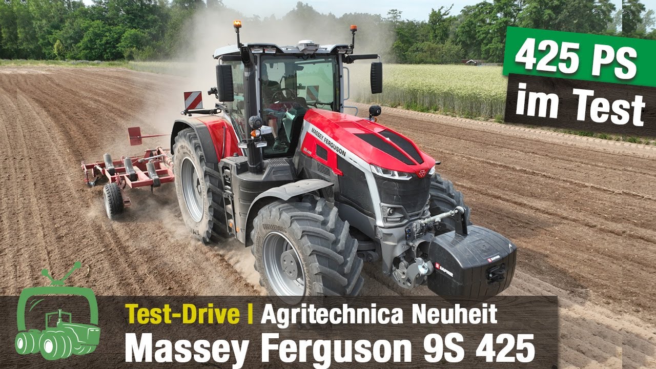 Testfahrt: Massey Ferguson 9S Großtraktor 🚜